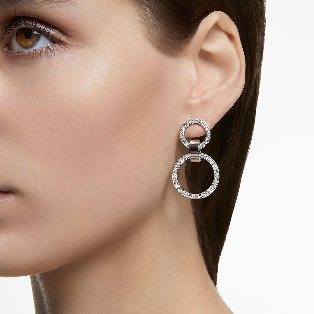 【Swarovski】Hollow フープピアス 純正箱付き Amazon.co.jp: 【スワロフスキー】Hollow フープピアス
